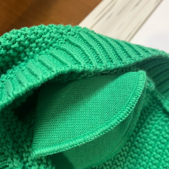 Repeat Green Cotton Rib Knit Cardigan Sweater size XS - Picture 10 of 10